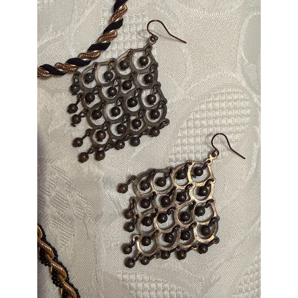 Vintage Trifari Necklace with Matching Bracelet and Earrings - Picture 6 of 6